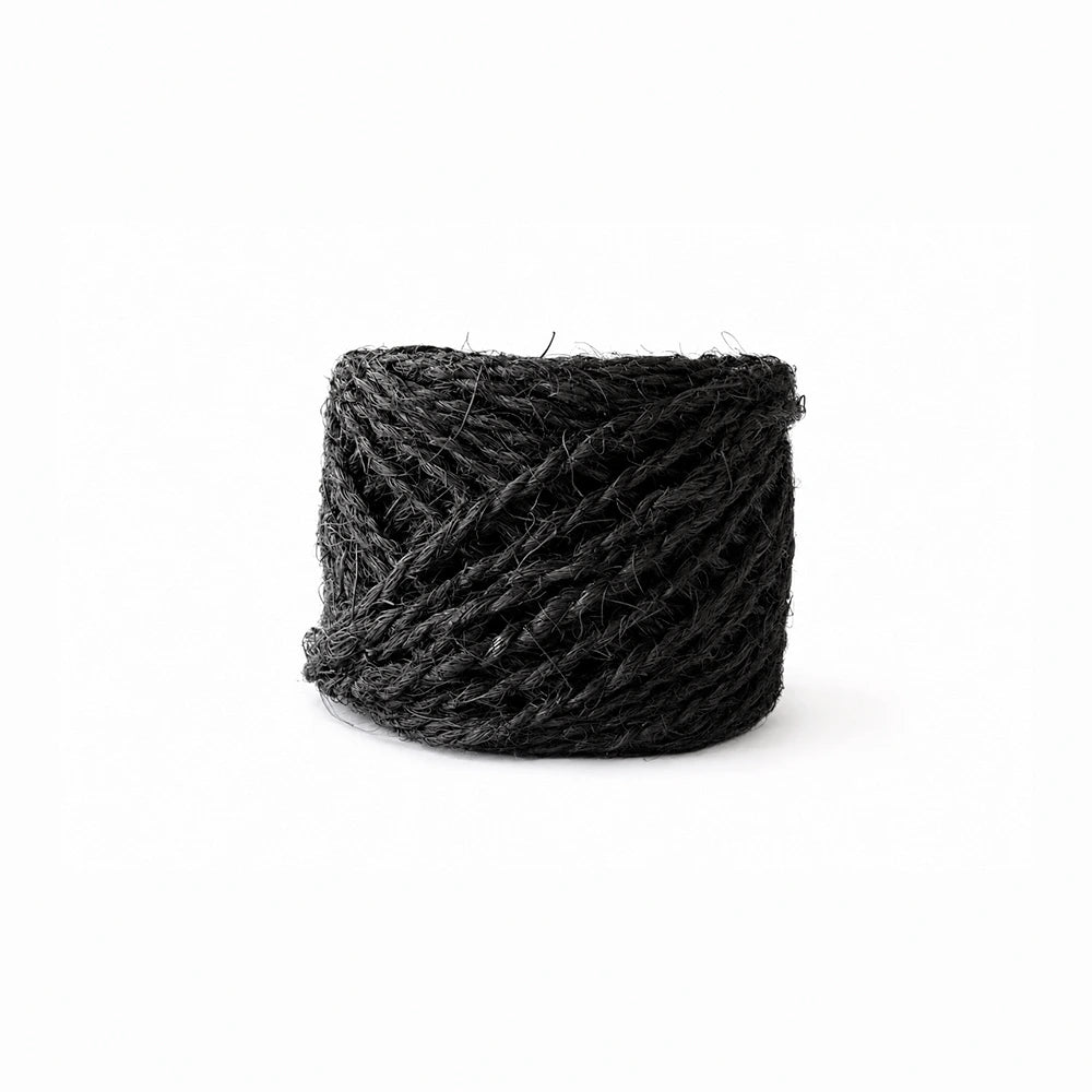 rollo de cuerda de fibra de coco 100 metros Negro