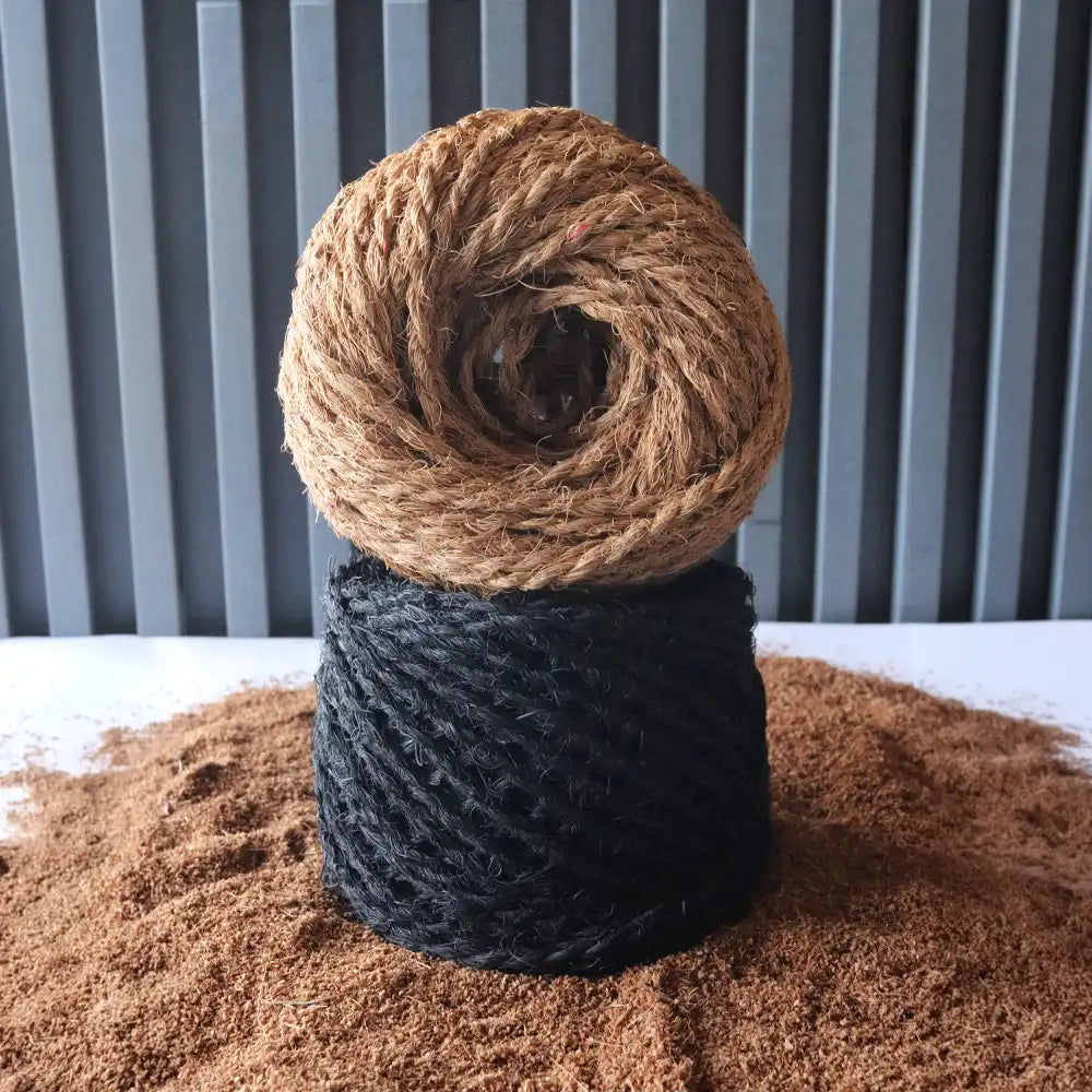 Cuerda para guiado de plantas trepadoras y macetas colgantes. 100 metros en color Negro