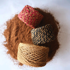 Rollo de cuerda fibra de coco 3.5mm 100m - Café