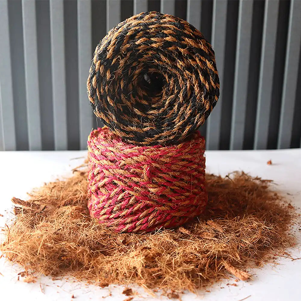 mecate sustentable de fibra de coco