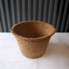 maceta de fibra de coco redonda