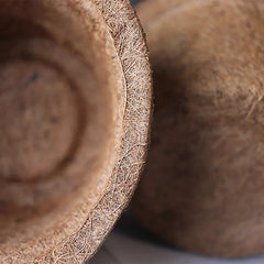 maceta de fibra de coco capacidad 2 litros