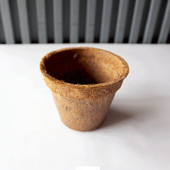 Maceta natural de fibra de coco para jardinería