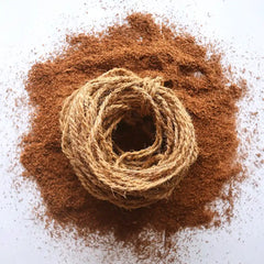 Lazo natural de fibra de coco orgánico Natural Rollo de 40 metros