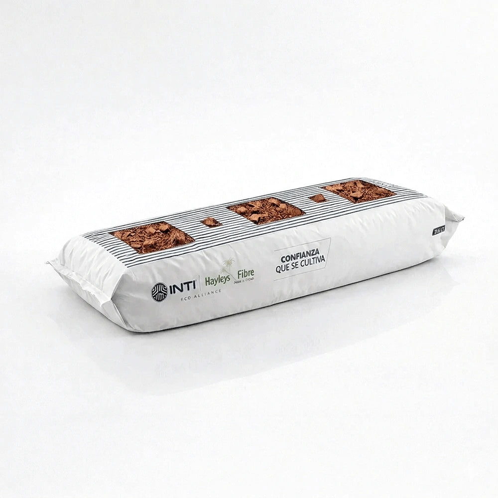bolsa para cama de cultivo sustrato de coco capacidad de 21.6lt