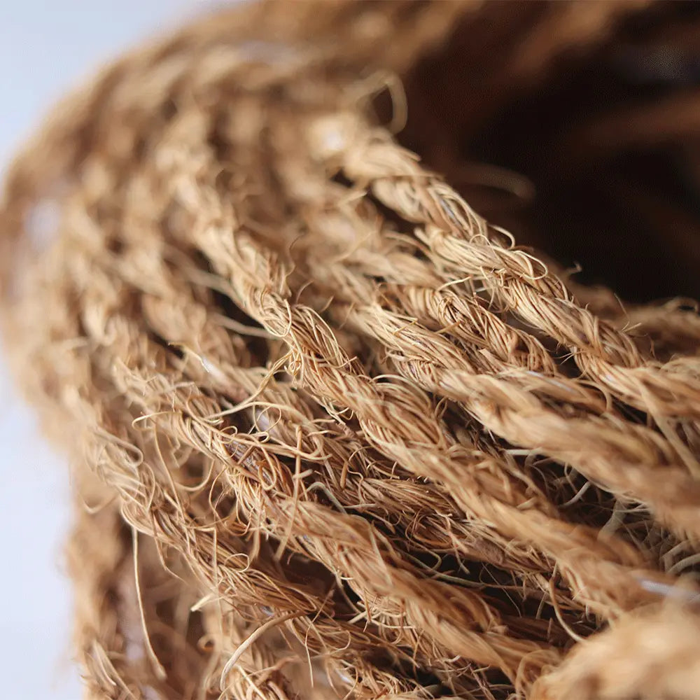 Cuerda de fibra de coco natural rollo 40 metros