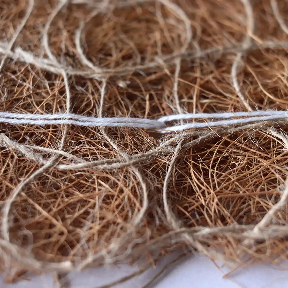 fibra de coco entretejida 