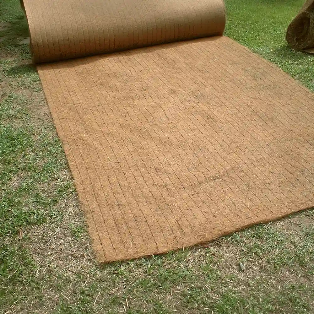 Rollo de fibra de coco tejida