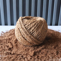 Rollo de lazo de fibra de coco para guiado de plantas trepadoras