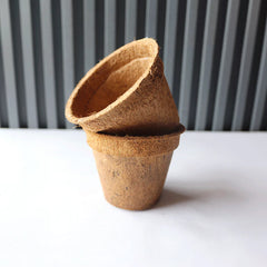 Maceta de fibra de coco con látex - 9cm 0.5Lt