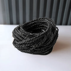 Lazo orgánico de fibra de coco natural Color negro