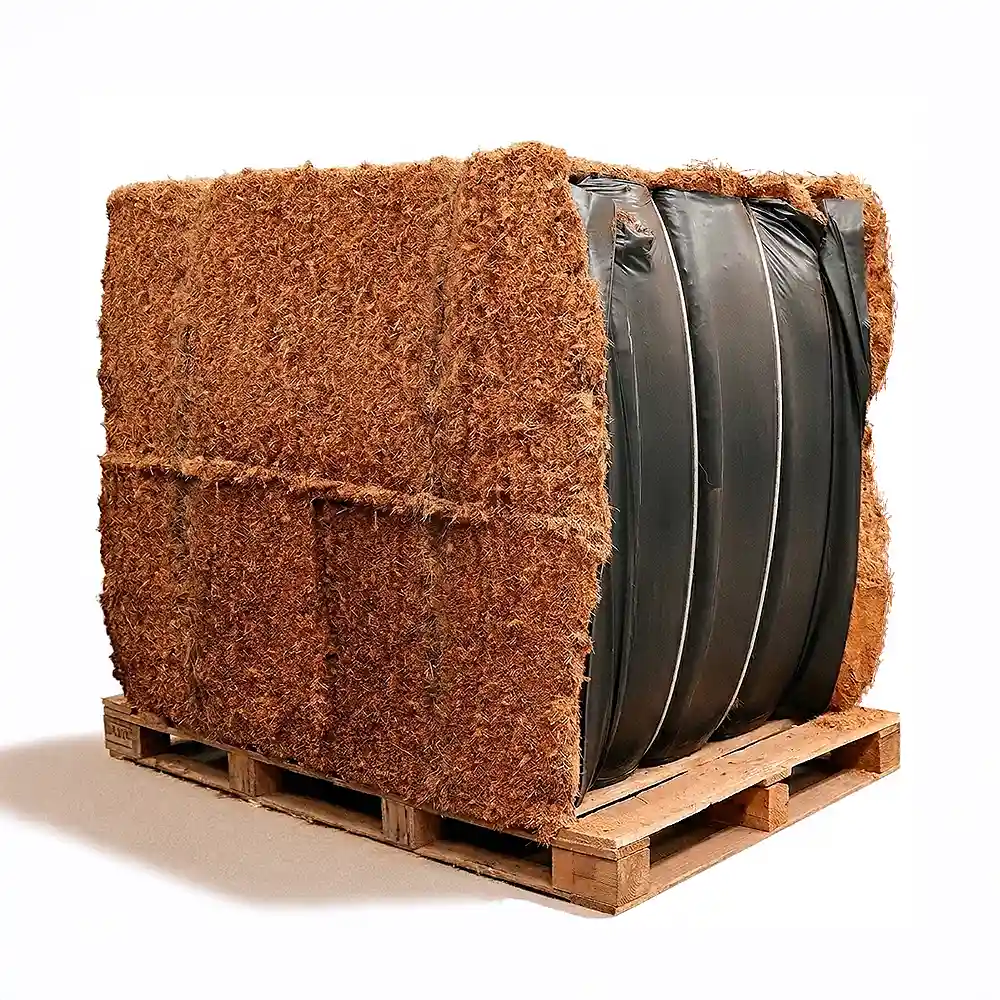 paca de sustrato de coco para cultivos